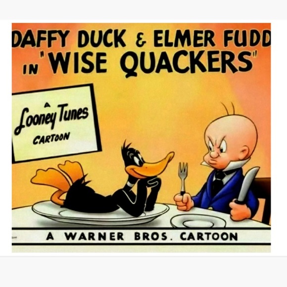 DAFFY DUCK & ELMER FUDD 8.5x11 ULTRA PREMIUM GLOSSY CARTOON FOR KIDS WALL POSTER - Picture 2 of 4